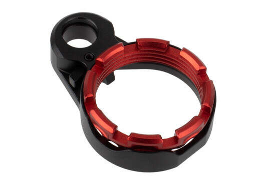 Fortis Enhanced AR-15 End Plate System with K2 locking system has a Red Castle Nut
